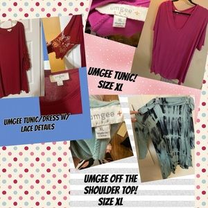 3 XL UMGEE shirt/tunics!
